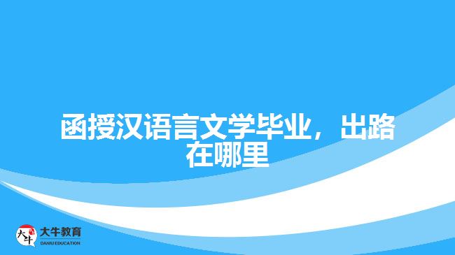 函授漢語言文學(xué)畢業(yè)，出路在哪里