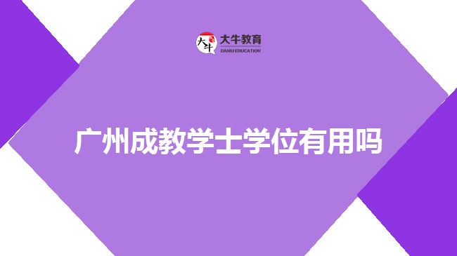 廣州成教學(xué)士學(xué)位有用嗎