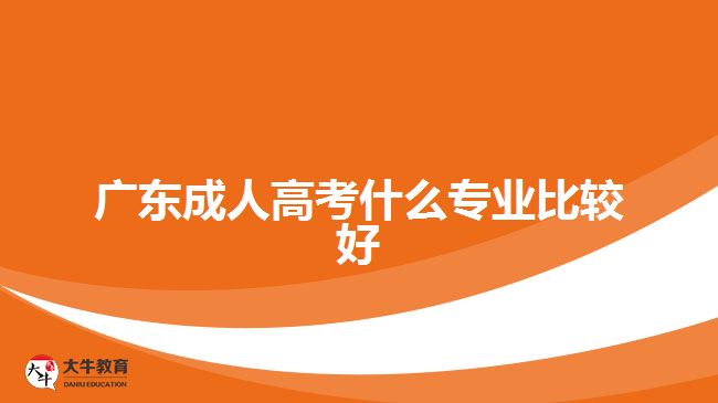 廣東成人高考什么專業(yè)比較好