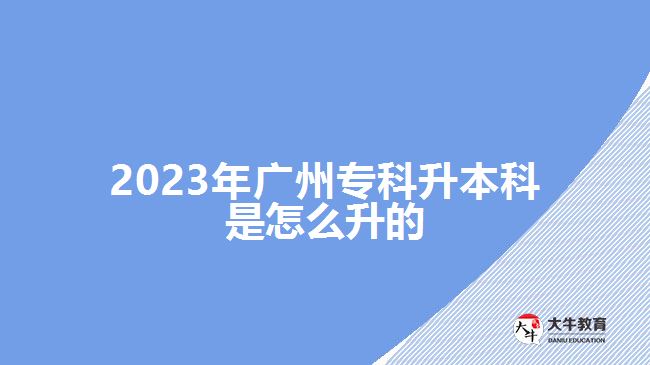 2023年廣州?？粕究剖窃趺瓷? /></div>
<p>　　成人高考專升本、自考專升本和開放大學(xué)專升本，都屬于成人教育專升本，是非全日制教學(xué)模式，適合社會(huì)在職、從業(yè)人員和社會(huì)其他人員報(bào)考，不需要脫離生成，可利用自己空閑的時(shí)間業(yè)余學(xué)習(xí)。</p>
<p>　　成考專升本，適合已經(jīng)取得畢業(yè)證的專科畢業(yè)生報(bào)考，報(bào)廣州2023年成人高考可在9月份網(wǎng)上報(bào)名，考生參加入學(xué)考試，成人高校根據(jù)考試分?jǐn)?shù)擇優(yōu)錄取。通過(guò)成考而取得入學(xué)資格，經(jīng)過(guò)2.5年學(xué)制或3年學(xué)制在校學(xué)習(xí)，達(dá)到畢業(yè)要求，可取得學(xué)校頒發(fā)的本科畢業(yè)證。</p>
<p>　　自考沒(méi)有學(xué)歷、年齡等報(bào)名限制，?？圃谧x或?qū)？飘厴I(yè)的考生，都可以選擇自考專升本考取本科學(xué)歷。報(bào)名自考，考生可自學(xué)也可以報(bào)班學(xué)習(xí)，再一門課程一門課程參加考試，所有科目合格后且具備有大專學(xué)歷，可申請(qǐng)畢業(yè)。</p>
<p>　　【推薦閱讀：<a href=