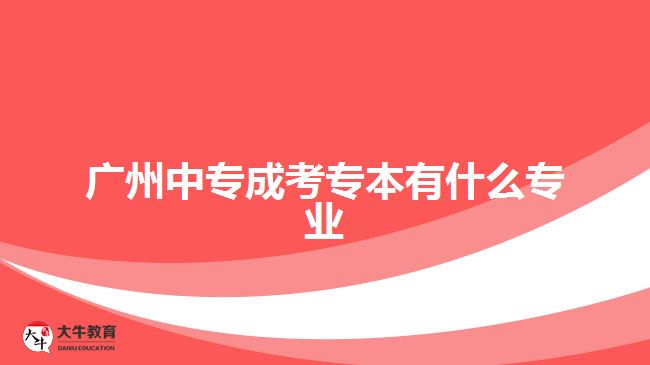 廣州中專(zhuān)成考專(zhuān)本有什么專(zhuān)業(yè)